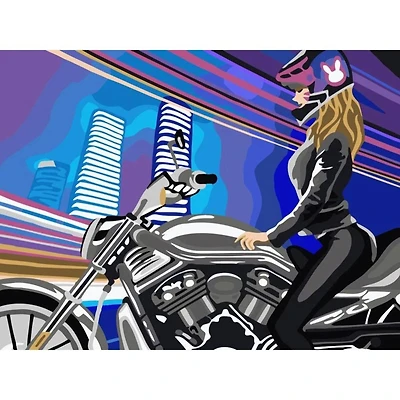 Crafting Spark City Night Painting by Numbers Kit