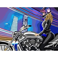 Crafting Spark City Night Painting by Numbers Kit