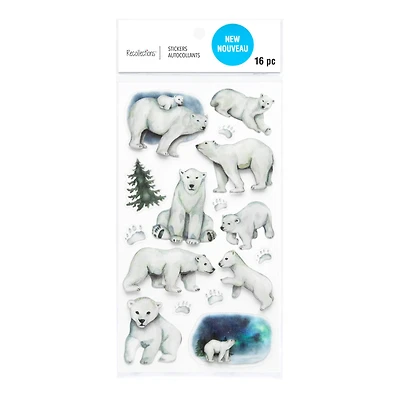 Polar Bear Dimensional Stickers by Recollections™