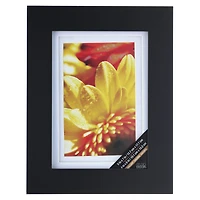 Gallery Black Frame with Double Mat by Studio Décor