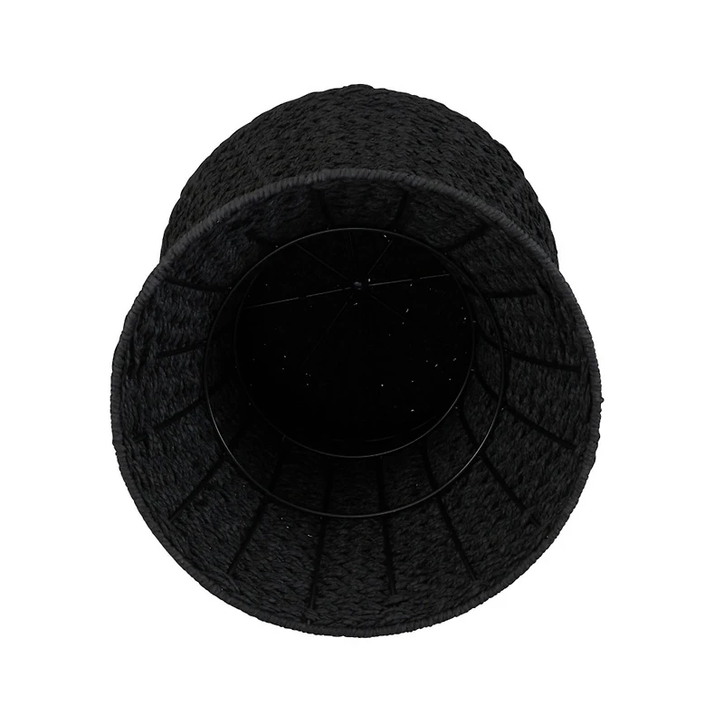 Household Essentials 21" Woven Paper Rope Hourglass End Table