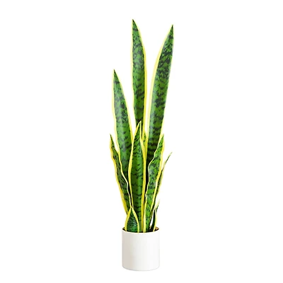 30in. Artificial Sansevieria Plant