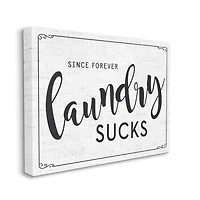 Stupell Industries Sassy Laundry Room Sign Funny Family Humor Canvas Wall Art