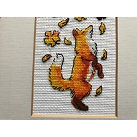 RIOLIS Counted Cross Stitch Kit Foxes in Leaves