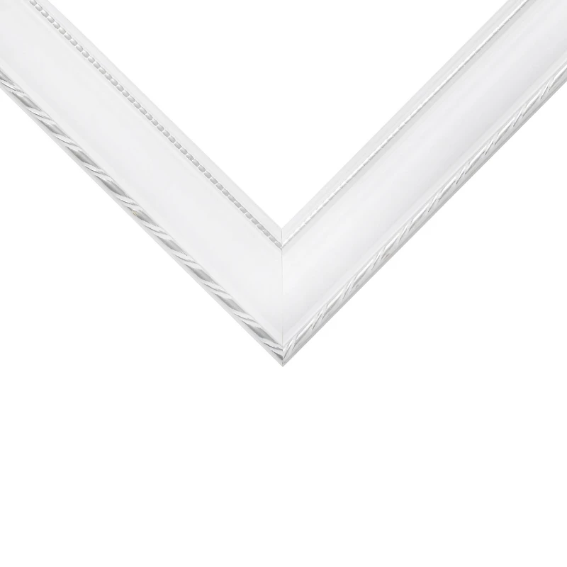 4 Pack Craig Frames Victoria White & Silver Picture Frame