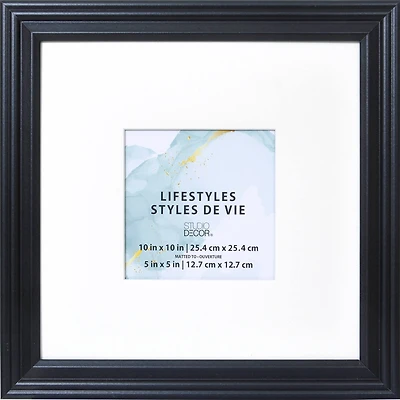 Lifestyles™ 5" x 5" Square Frame with Mat by Studio Décor