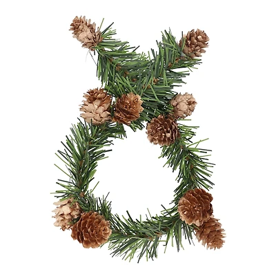 Haute Decor 14" GarlandTies with Gold Pinecones, 20ct.