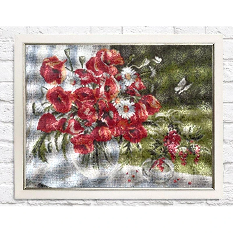 Crafting Spark Diamond Painting Kit Poppies Crafting Spark