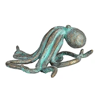 Hello Honey® 12.5" Teal Verdigris Octopus Tabletop Décor