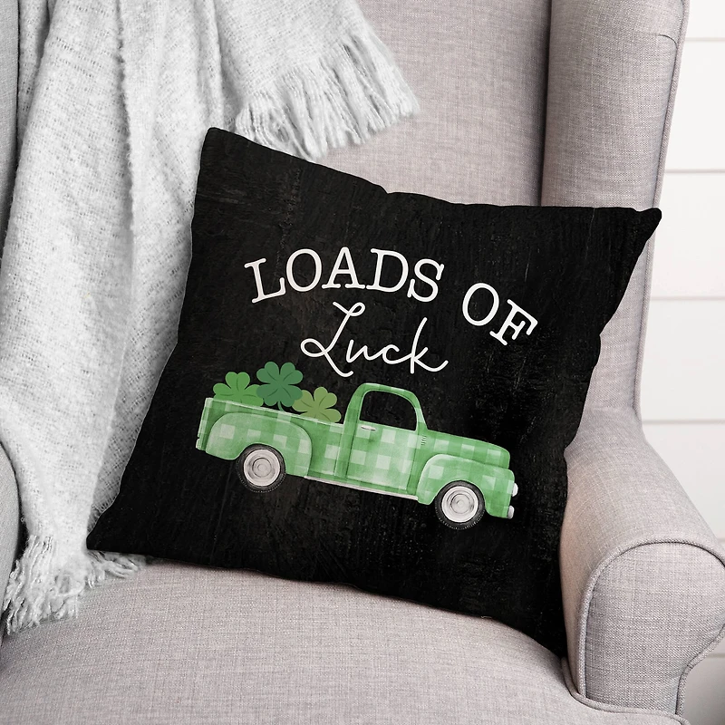 Loads Of Luck 3 18" x 18" Throw Pillow