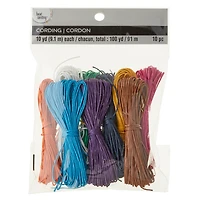 12 Packs: 10 ct. (120 total) 1mm Cotton Cording Value Pack by Bead Landing™