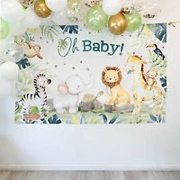 Kate Aspen® Safari Baby Shower Photo Backdrop