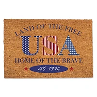 Stars & Stripes USA Coir Door Mat