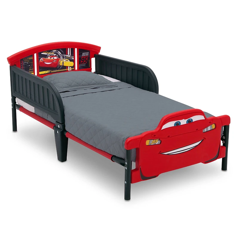 Cars 3D Footboard Toddler Bed