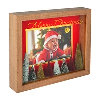 5" x 7" Merry Christmas Light-Up Tabletop Frame by Studio Décor®