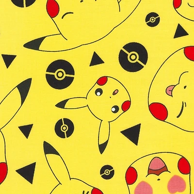 Pokémon™ Playtime Pikachu Cotton Fabric