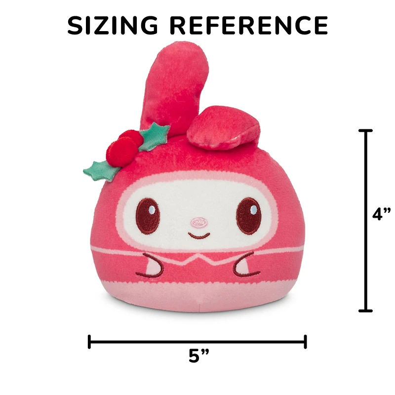 4" My Melody Present & Hat Holiday Reversible Plushie