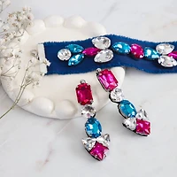 CousinDIY Silver Rainbow Glass Sew-On Rhinestones, 56ct.