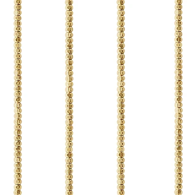 Metal Faceted Rondelle Beads