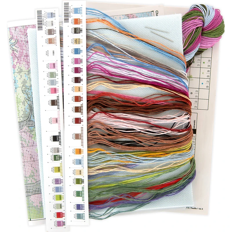 Blossom Garden Counted Cross Stitch Kit by Loops & Threads®