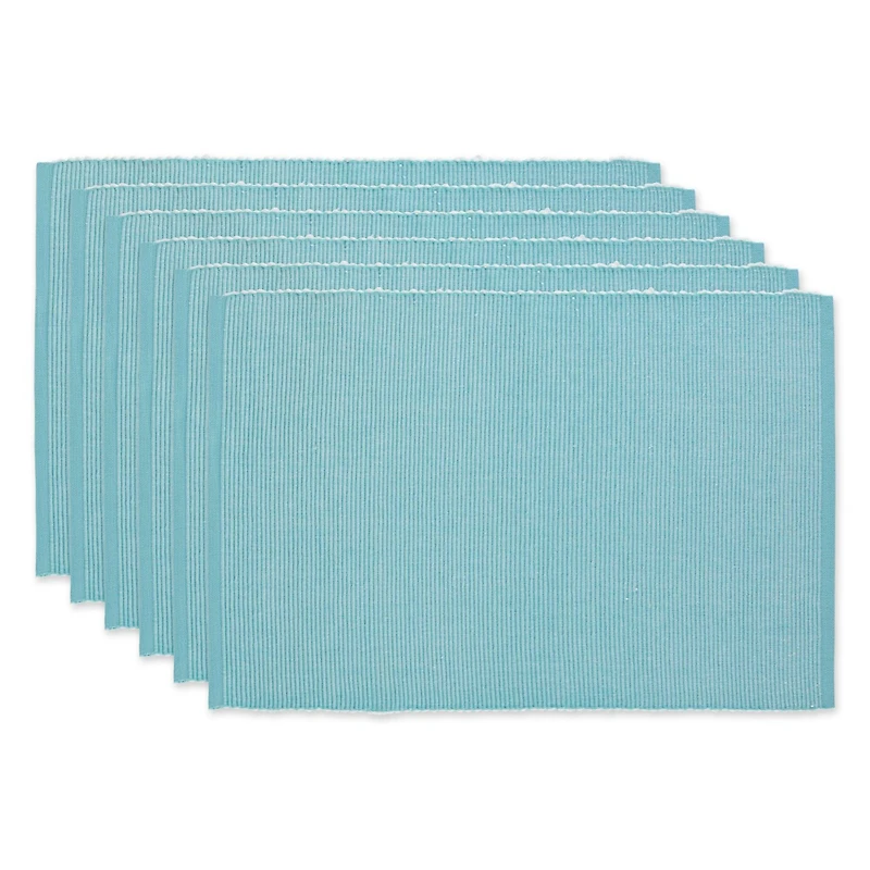 DII® 2-Tone Ribbed Placemats