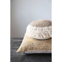 Hello Honey® Copper & Black Mélange Cotton Blend Bouclé Pillow