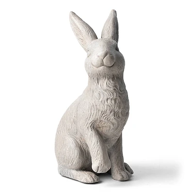Glitzhome® 18" MGO Sitting Rabbit Garden Statue