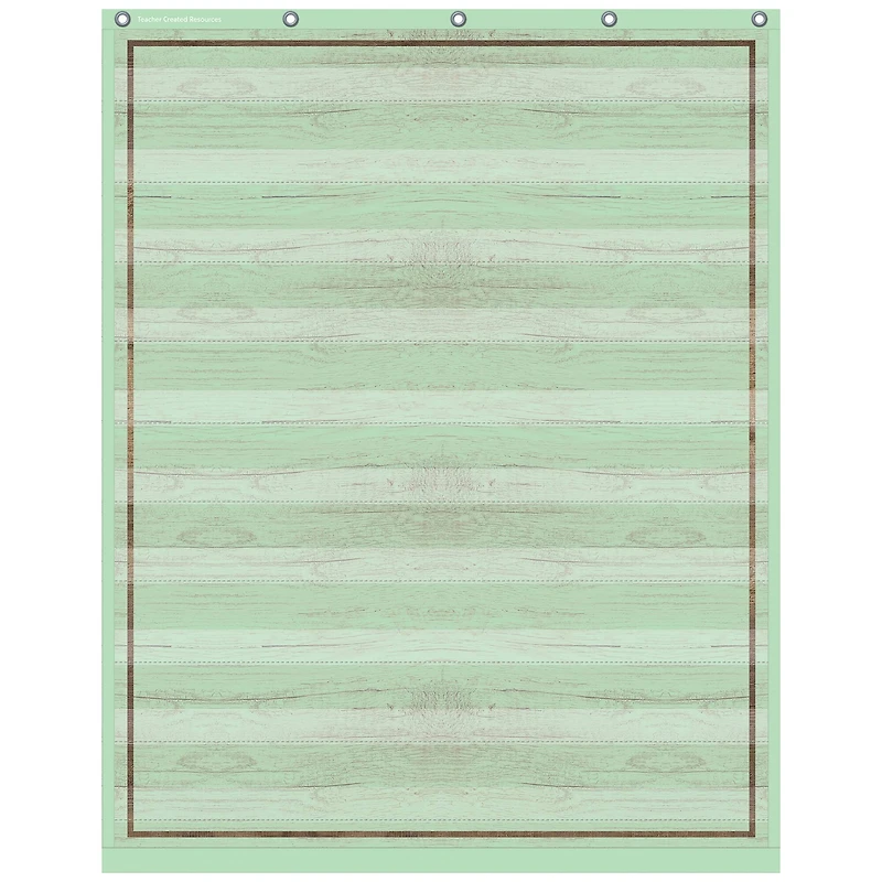 Teacher Created Resources Mint Painted Wood 10 Pocket Chart