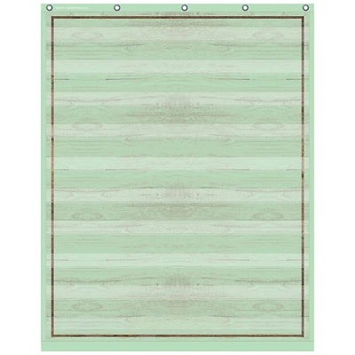 Teacher Created Resources Mint Painted Wood 10 Pocket Chart