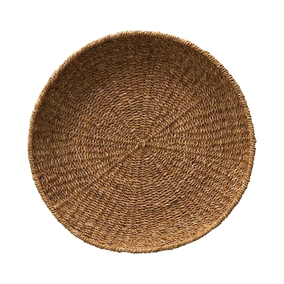Hello Honey® 21.5" Hand-Woven Decorative Seagrass Tray