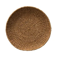 Hello Honey® 21.5" Hand-Woven Decorative Seagrass Tray