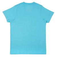 Blue Neon Nutcracker Adult Crew Neck T-Shirt by Celebrate It