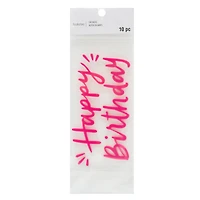 Pink Happy Birthday Stickers by Recollections™