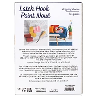Leisure Arts® Stepping Stones Latch Hook Kit