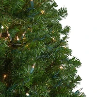 6ft. Pre-Lit Canadian Pine Artificial Christmas Tree, Clear Lights