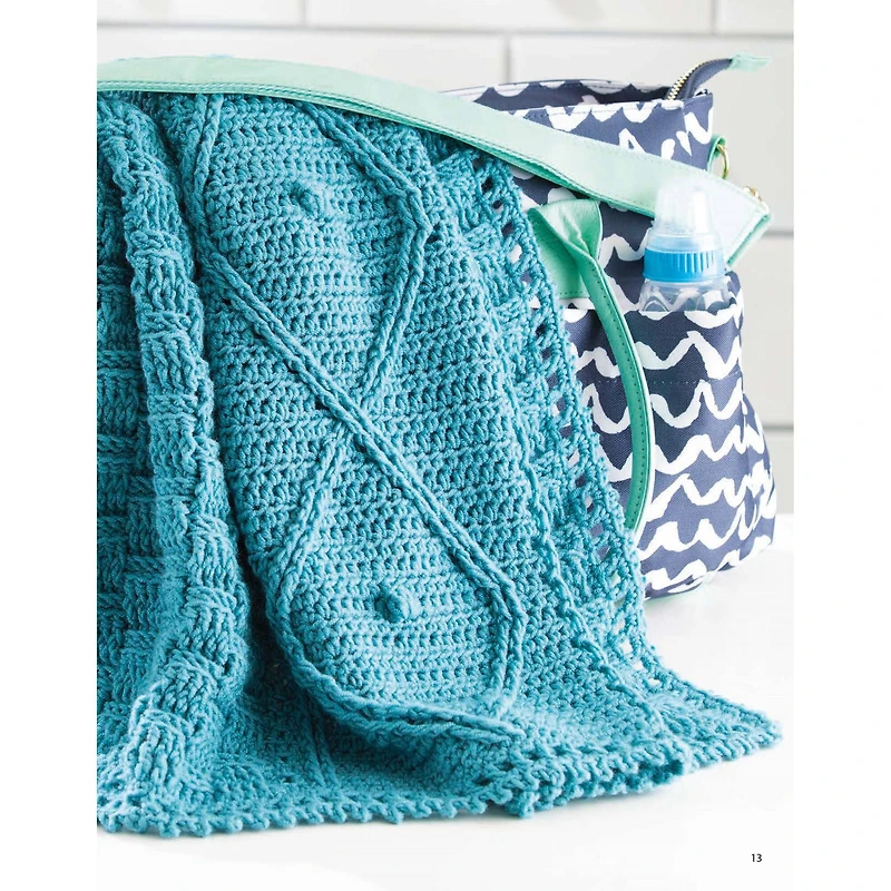 Leisure Arts® On The Go Baby Blankets Crochet Book