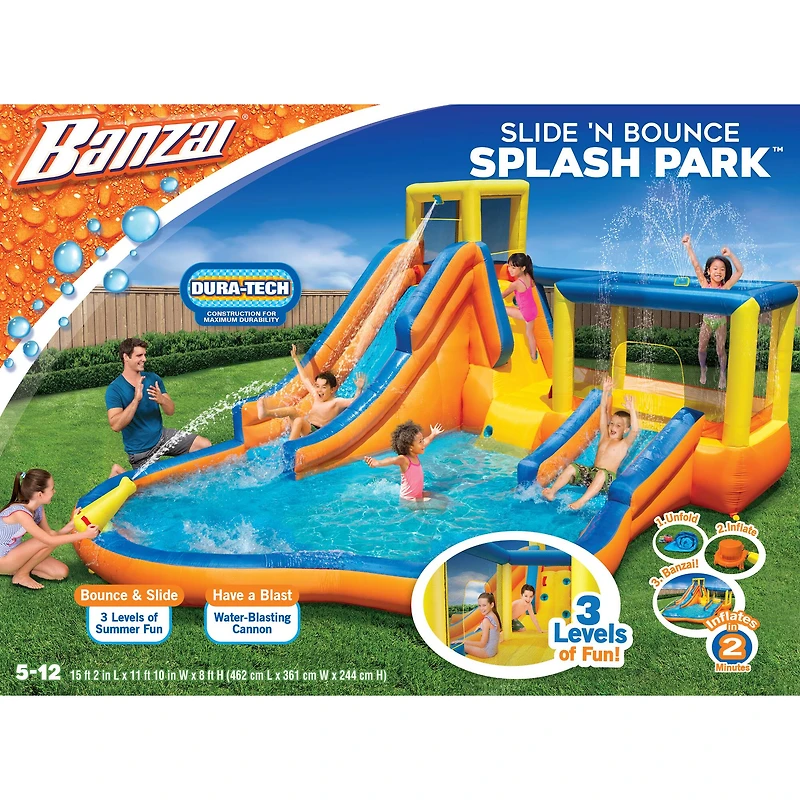 Banzai® 15ft. Slide 'N Bounce Water Park™