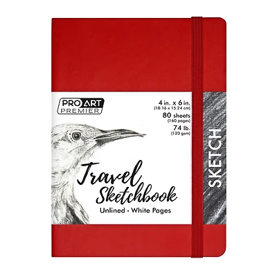 Pro Art® Premier Red Travel Sketchbook