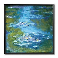 Stupell Industries Classical Water Lilies Traditional Monet Framed Wall Art