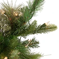6.5ft. Pre-Lit Kingston Cashmere Pine Artificial Christmas Tree, Clear Lights