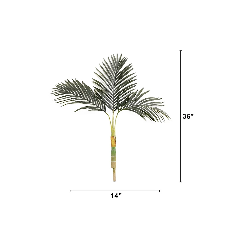 3ft. Artificial Golden Cane Palm Tree