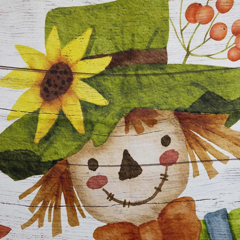 40" x 28" Scarecrow Welcome Friends Fall Harvest Outdoor House Flag