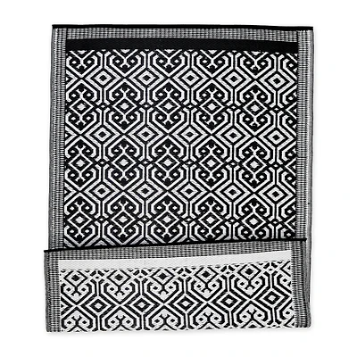 DII® Black Moroccan Rug, 4ft. x 6ft.