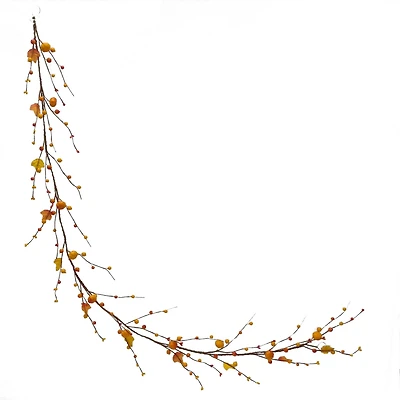 5ft. Orange Pumpkin Coiled Garland by Ashland®