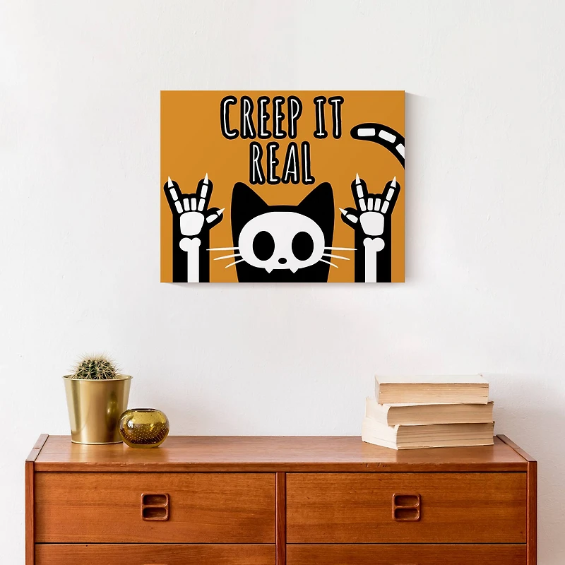 Creep it Real Canvas Wall Art
