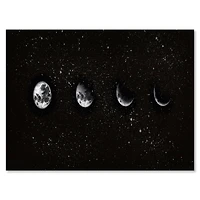 Designart - Moon Phases In The Night Sky