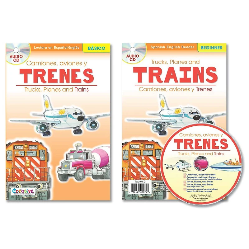 Spanish-English Readers with audio CD bundle set