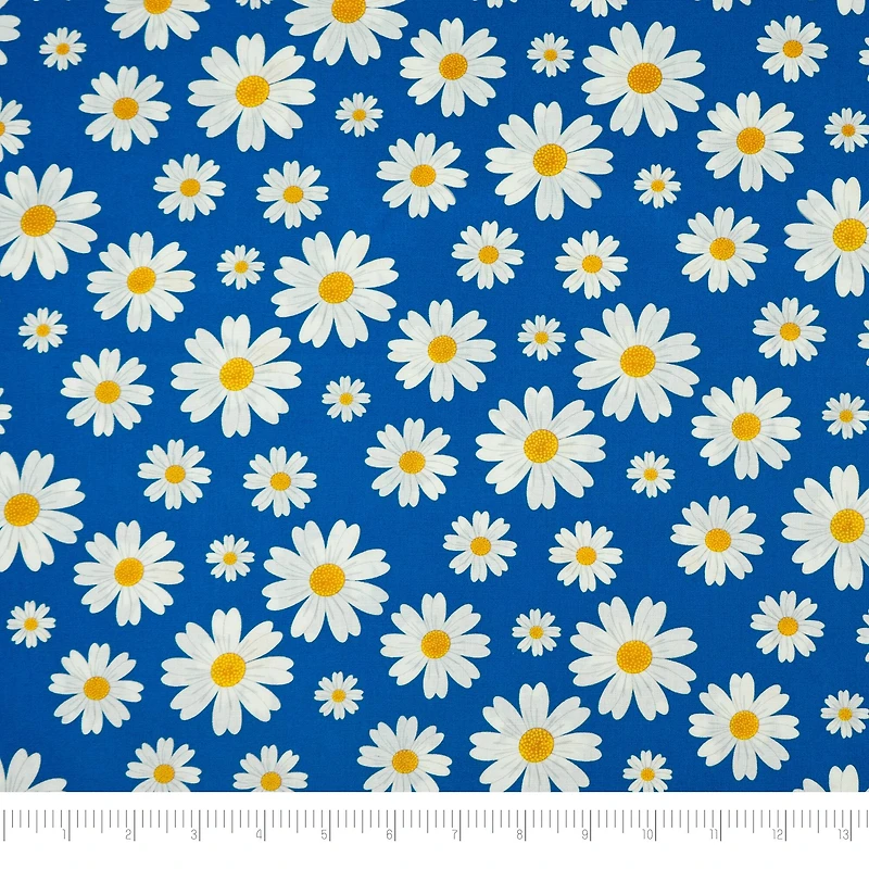 SINGER Royal Daisy Cotton Fabric