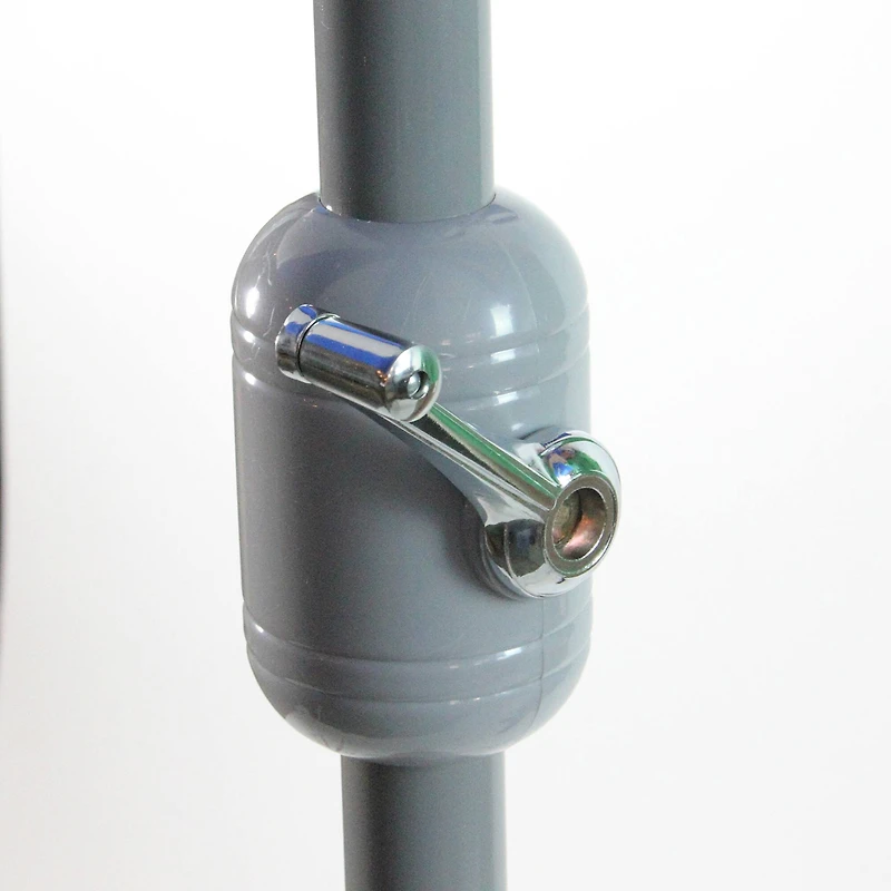 9ft. Blue Ford Outdoor Umbrella with Hand Crank & Tilt