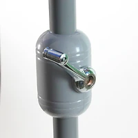 9ft. Blue Ford Outdoor Umbrella with Hand Crank & Tilt